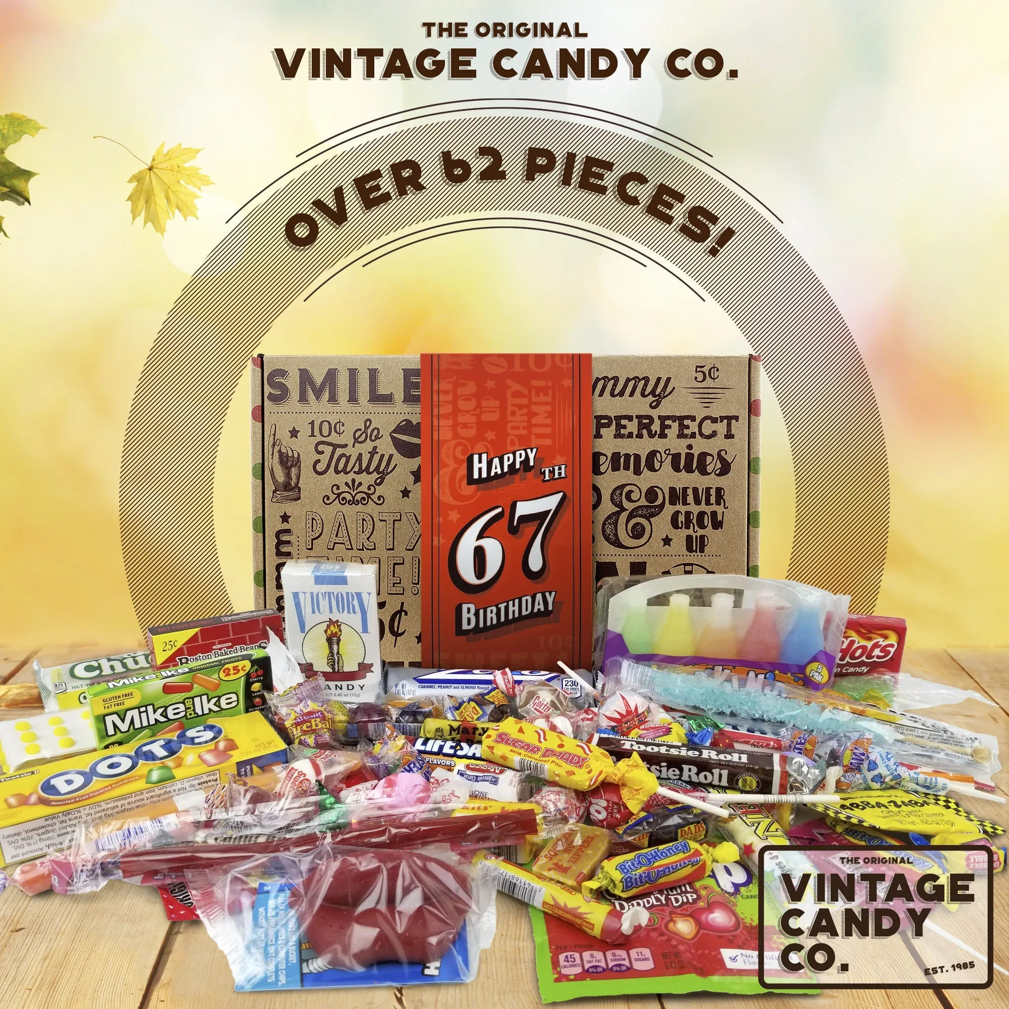 67th Birthday Retro Candy Gift