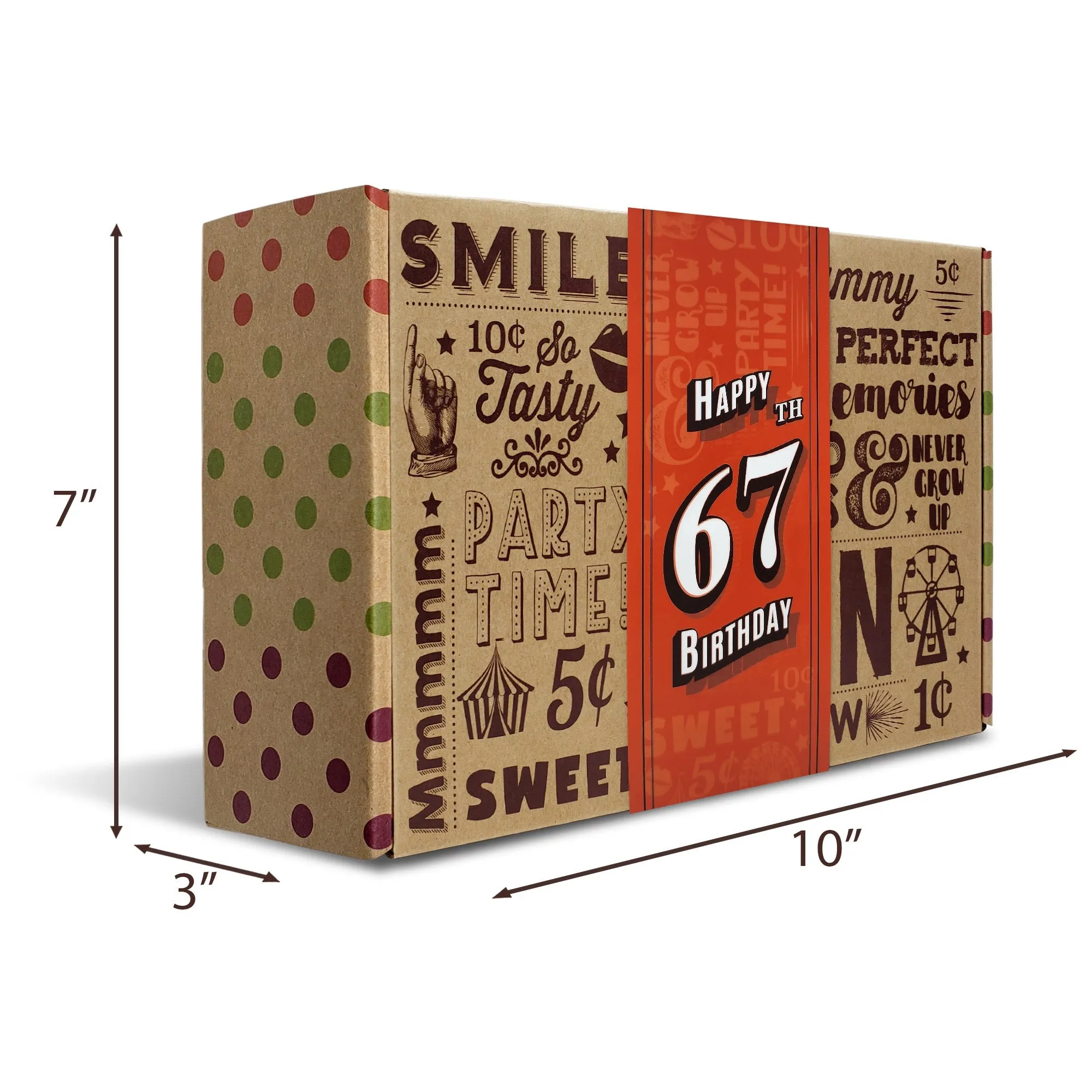 67th Birthday Retro Candy Gift