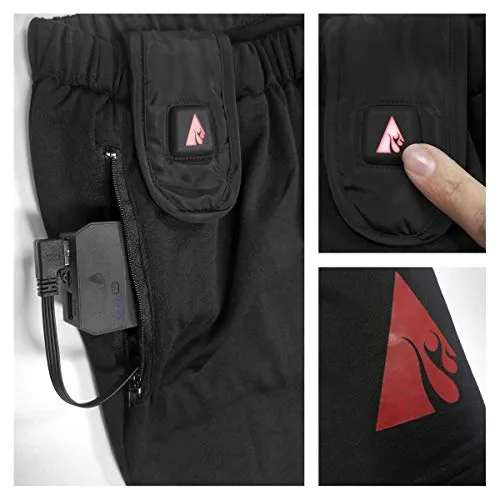 ActionHeat 5V Base Layer Battery Heated Pants for Men - Trouser for Cold Weather