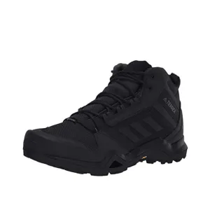 adidas Men's Terrex Ax3 Mid Gore-tex Hiking Boot, Black/Black/Carbon, 12