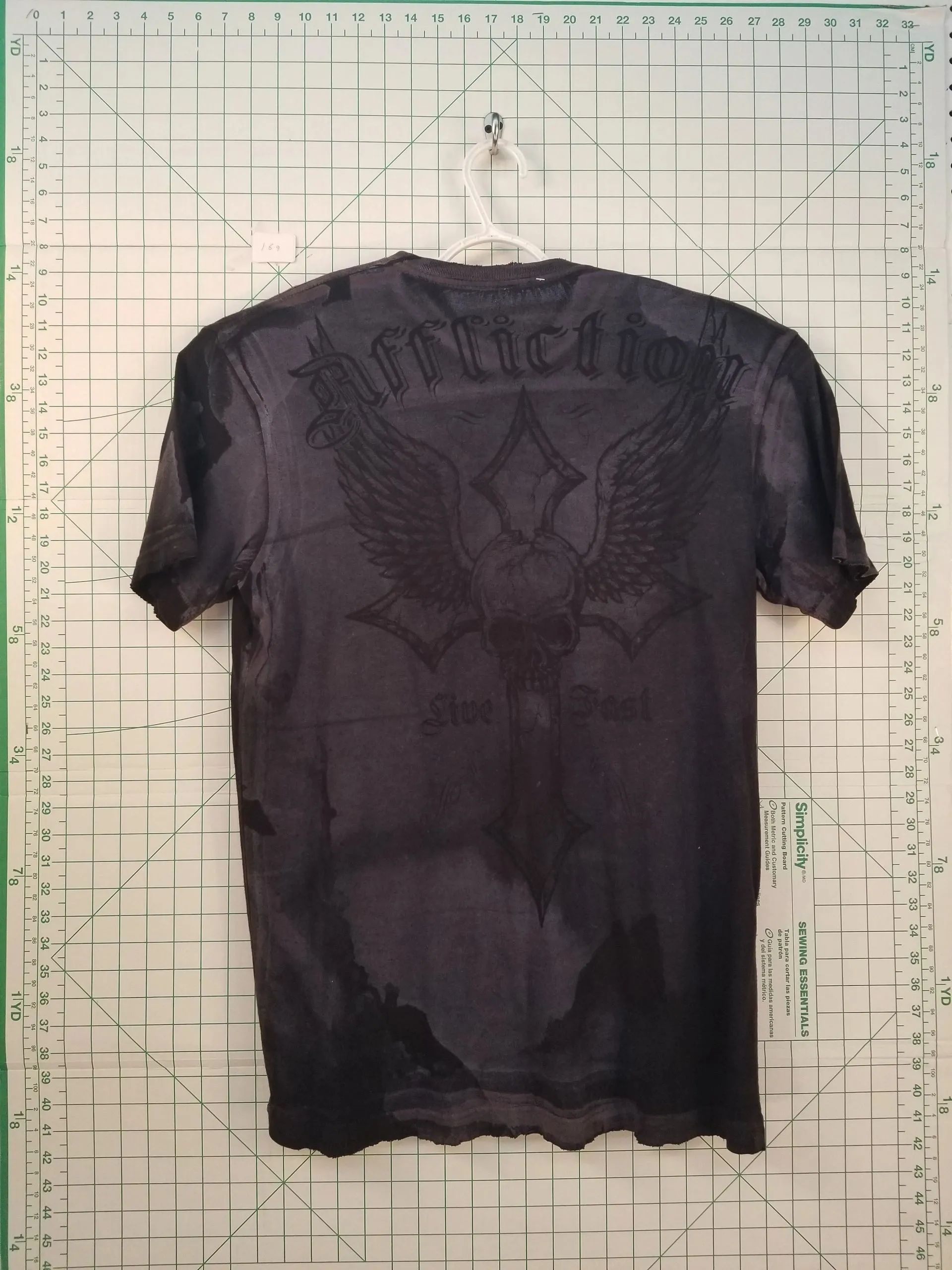 Affliction "Live Fast" Print Tee XL