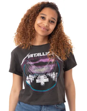 Amplified Metallica Master Of Puppets Women's Cropped T-Shirt