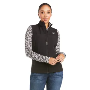 ARIAT WOMEN'S NEW TEAM SOFTSHELL VEST BLACK