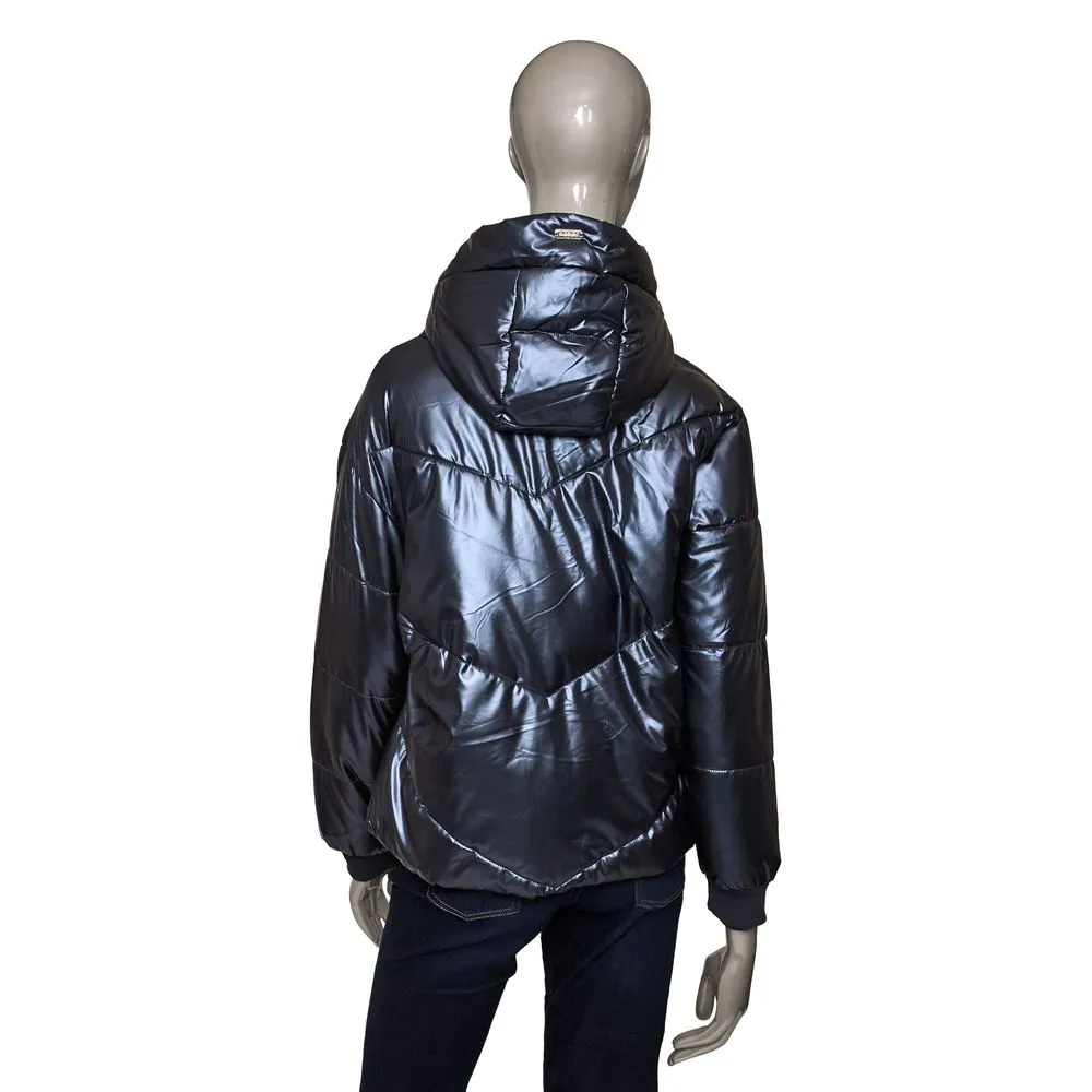 Baldinini Trend "Blue Polyester Women Jacket"