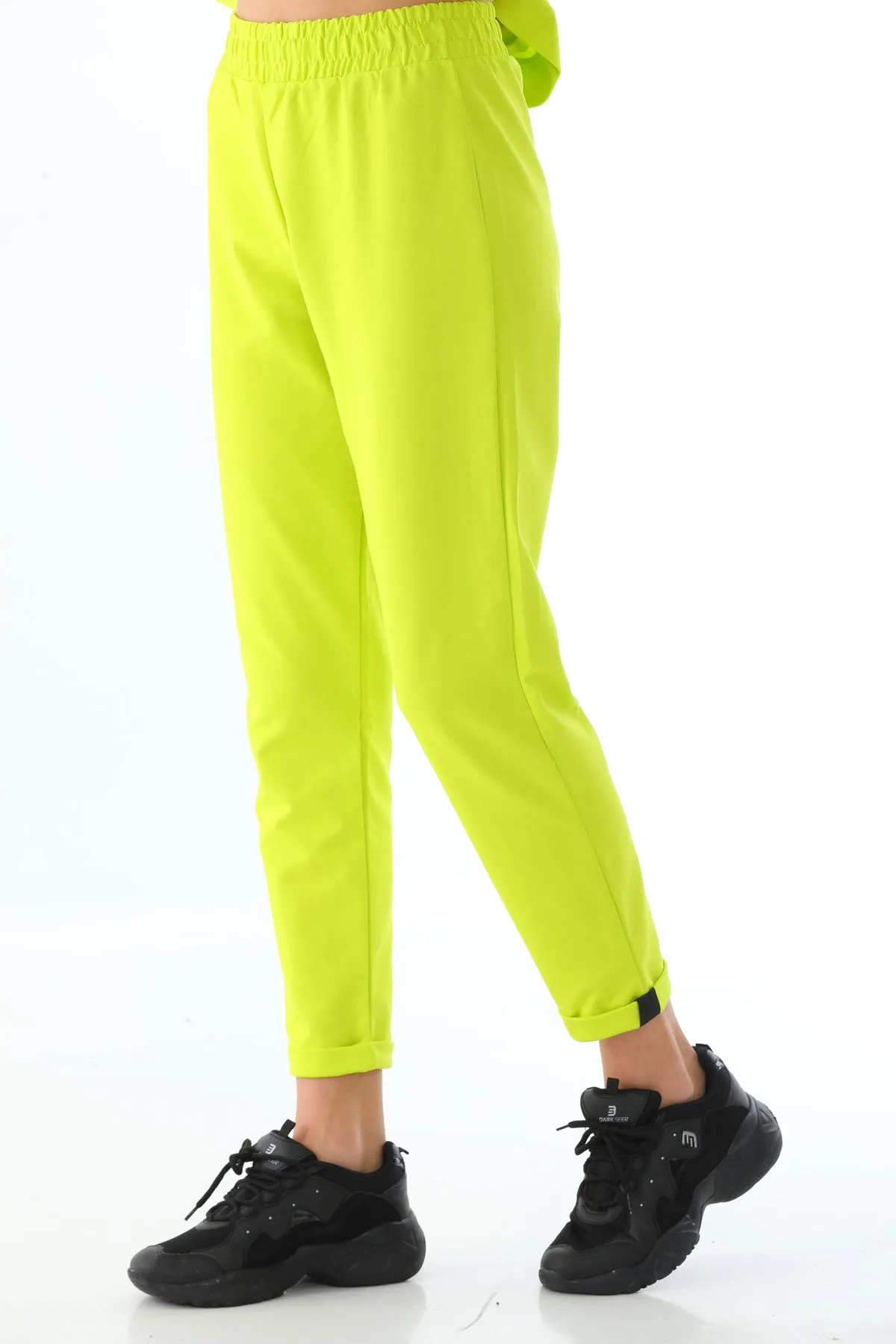 B&P Nefla Tracksuit Neon Yellow