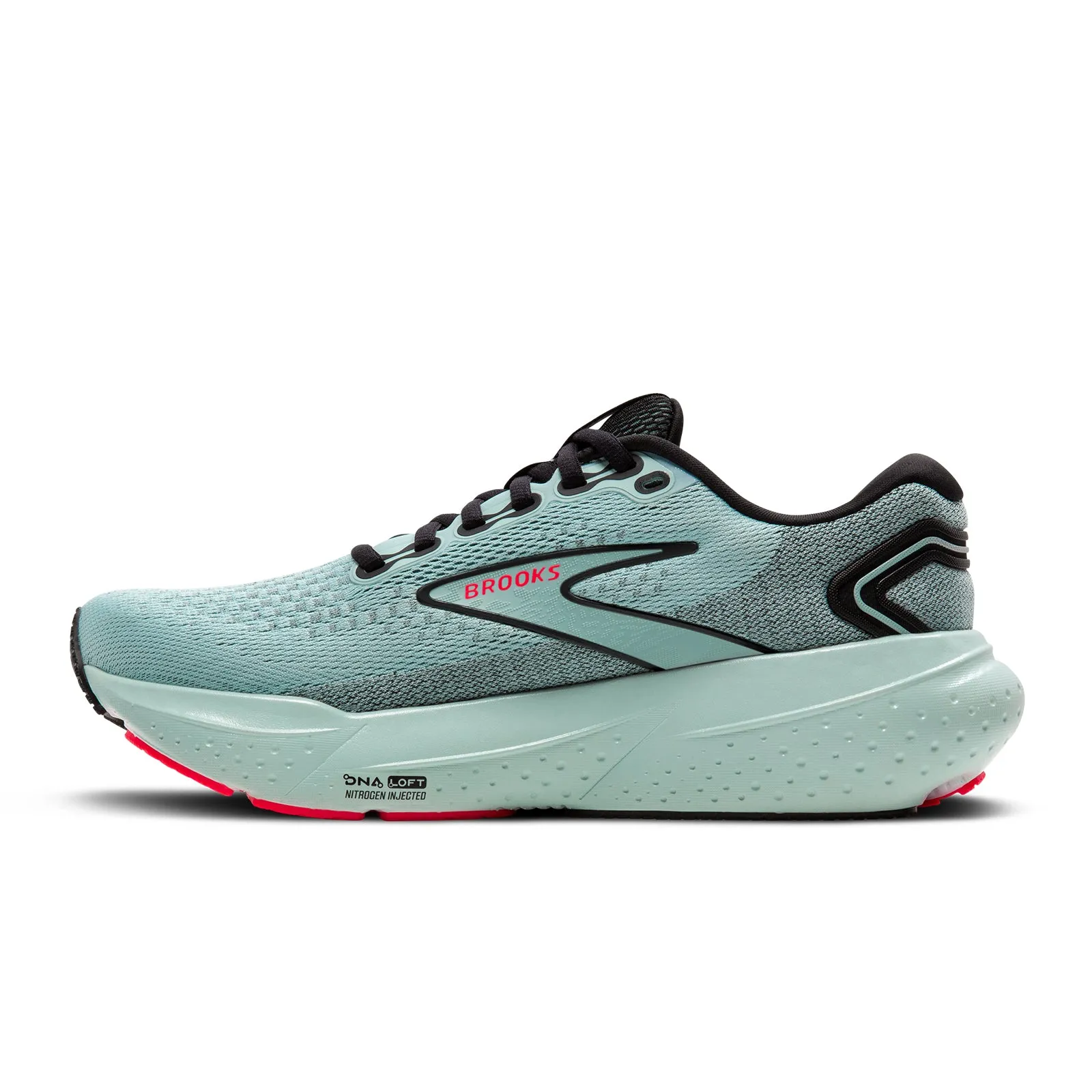 Brooks Glycerin 21 Running Shoe (Women) - Cloud/Black/Pink