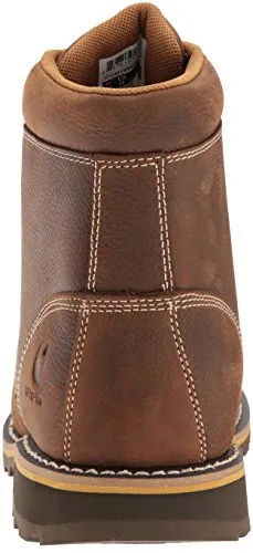 Carhartt Men's 6" Lug Bottom Moc Soft Toe CMW6197 Industrial Boot, Dark Bison Oil Tanned, 10 M US