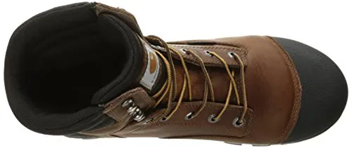 Carhartt mens 8" Energy Waterproof Composite Toe Cme8355 Industrial Boot, Peanut Oil Tan Leather, 9.5 US