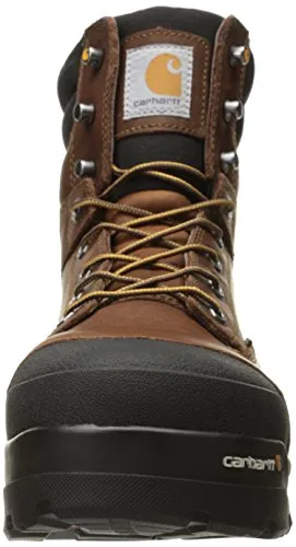 Carhartt mens 8" Energy Waterproof Composite Toe Cme8355 Industrial Boot, Peanut Oil Tan Leather, 9.5 US