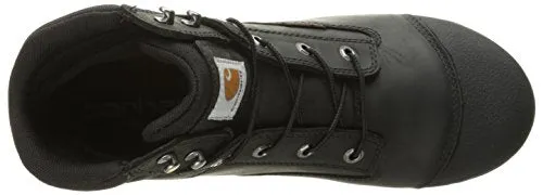 Carhartt Men's Ground Force 6-Inch Black Waterproof Work Boot - Composite Toe, Black Oil Tanned, 9.5M US - CME6351