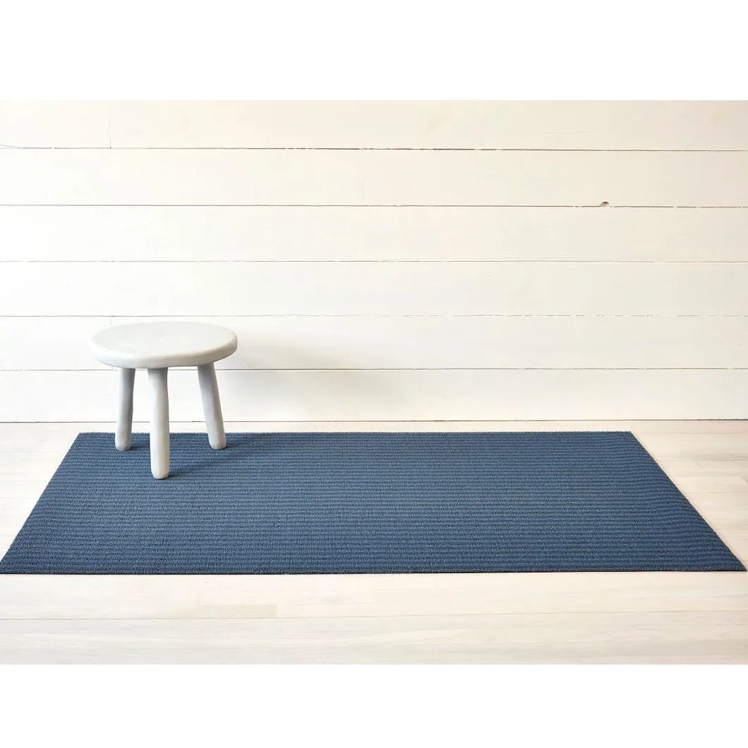 Chilewich Shag Breton Stripe Floormat Blueberry