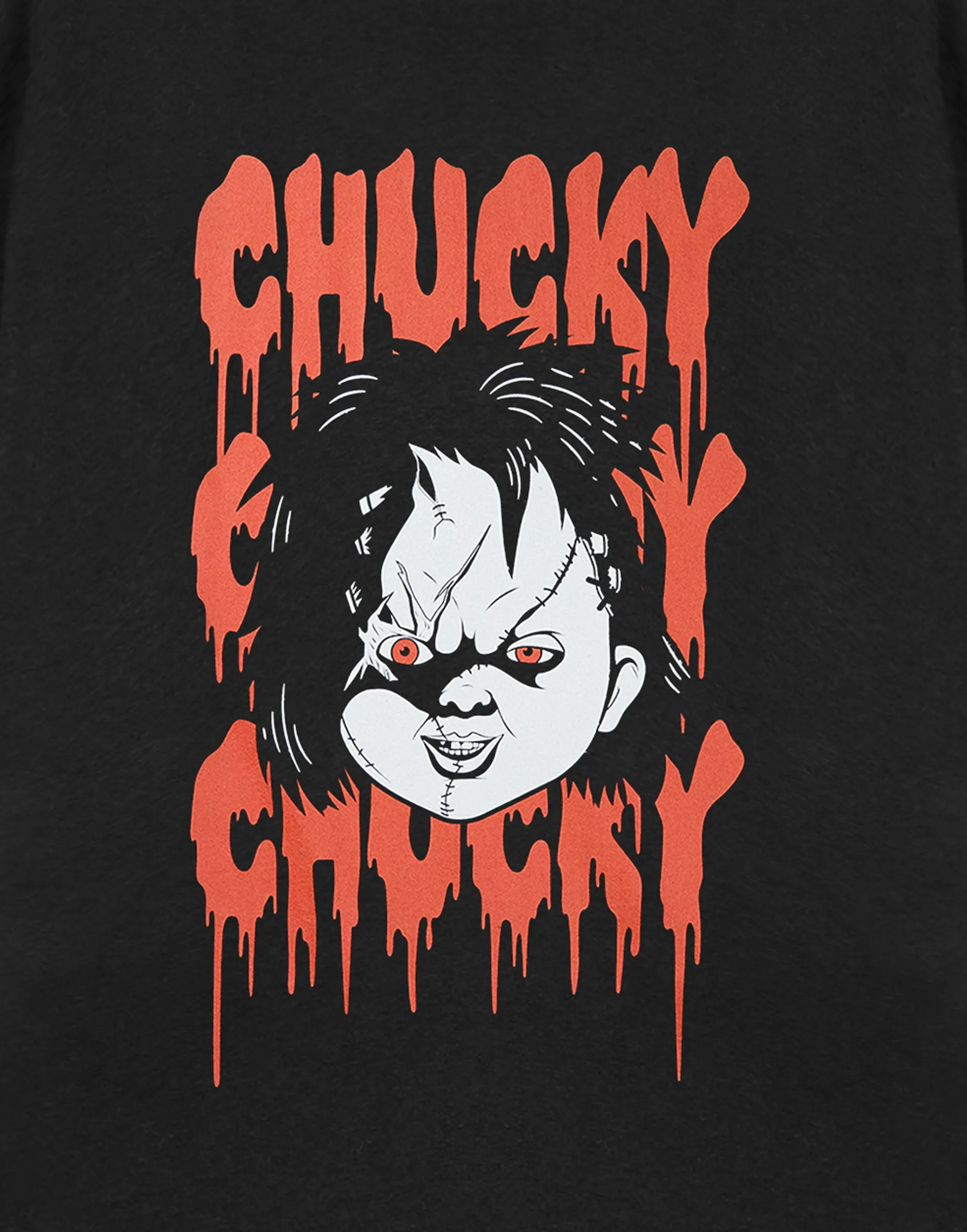 Chucky Chucky Chucky Unisex Black Short Sleeved T-Shirt