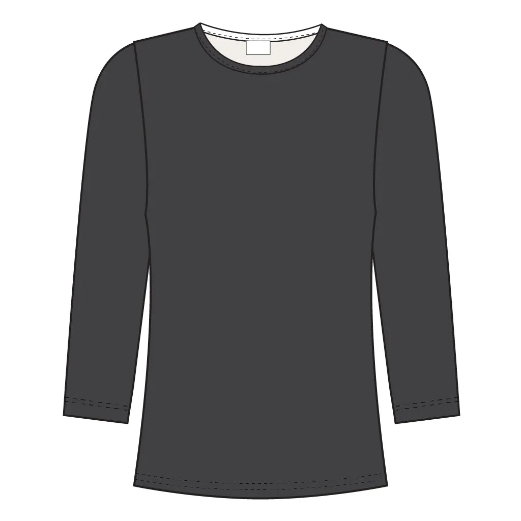 Clarissa Long Sleeve Tee - Black