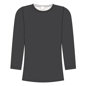 Clarissa Long Sleeve Tee - Black