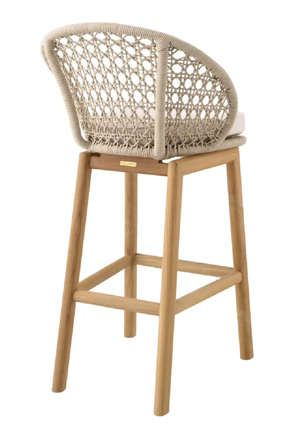 Cream Weave Outdoor Counter Stool | Eichholtz Trinity