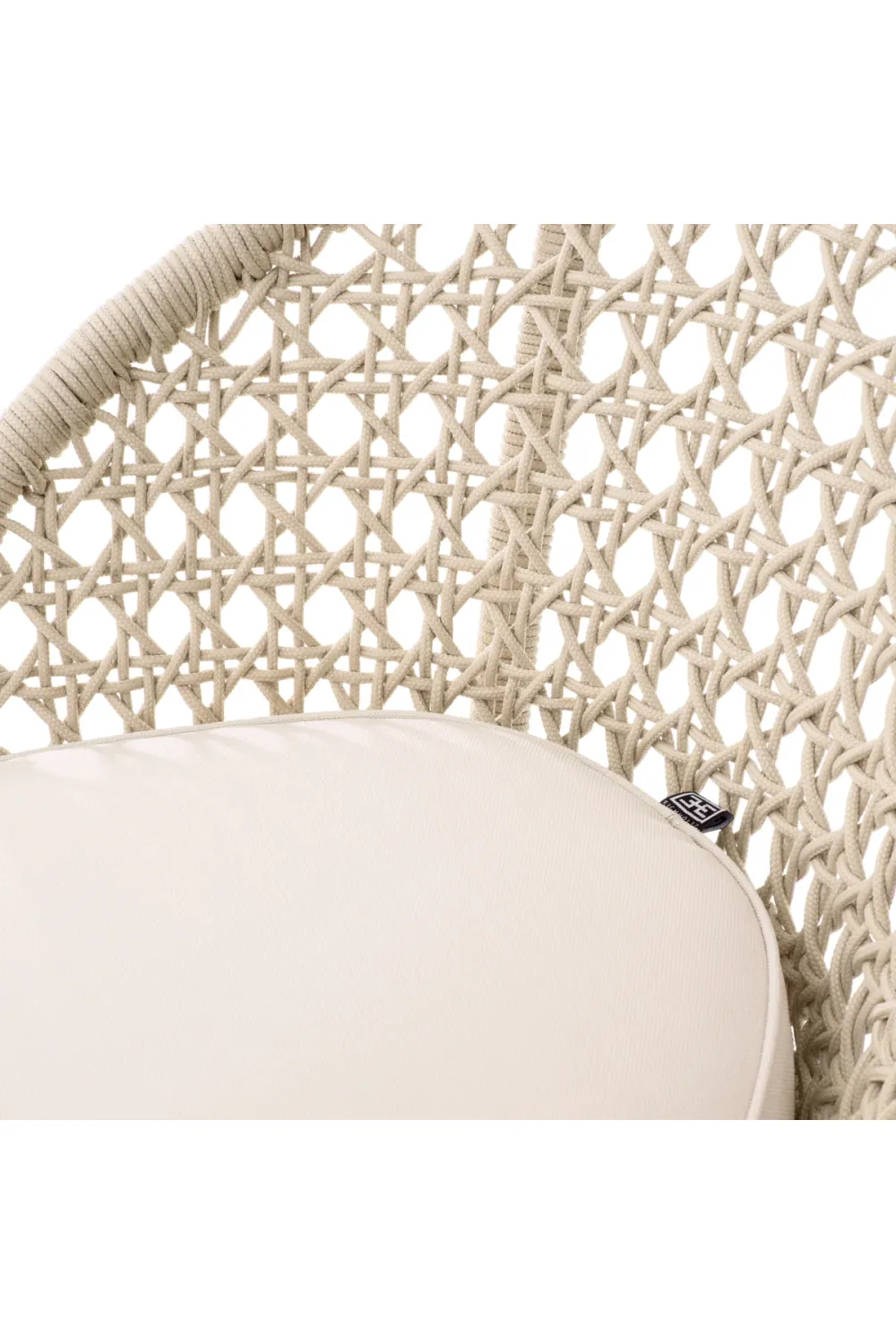 Cream Weave Outdoor Counter Stool | Eichholtz Trinity