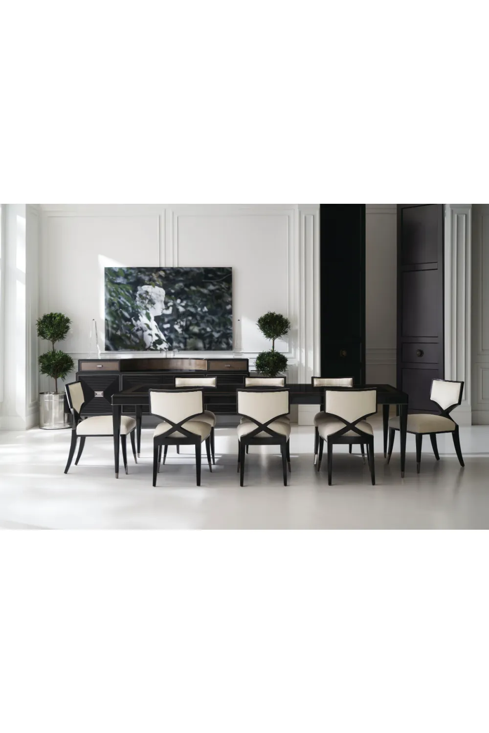 Dark Maple Dining Table | Caracole Full Score