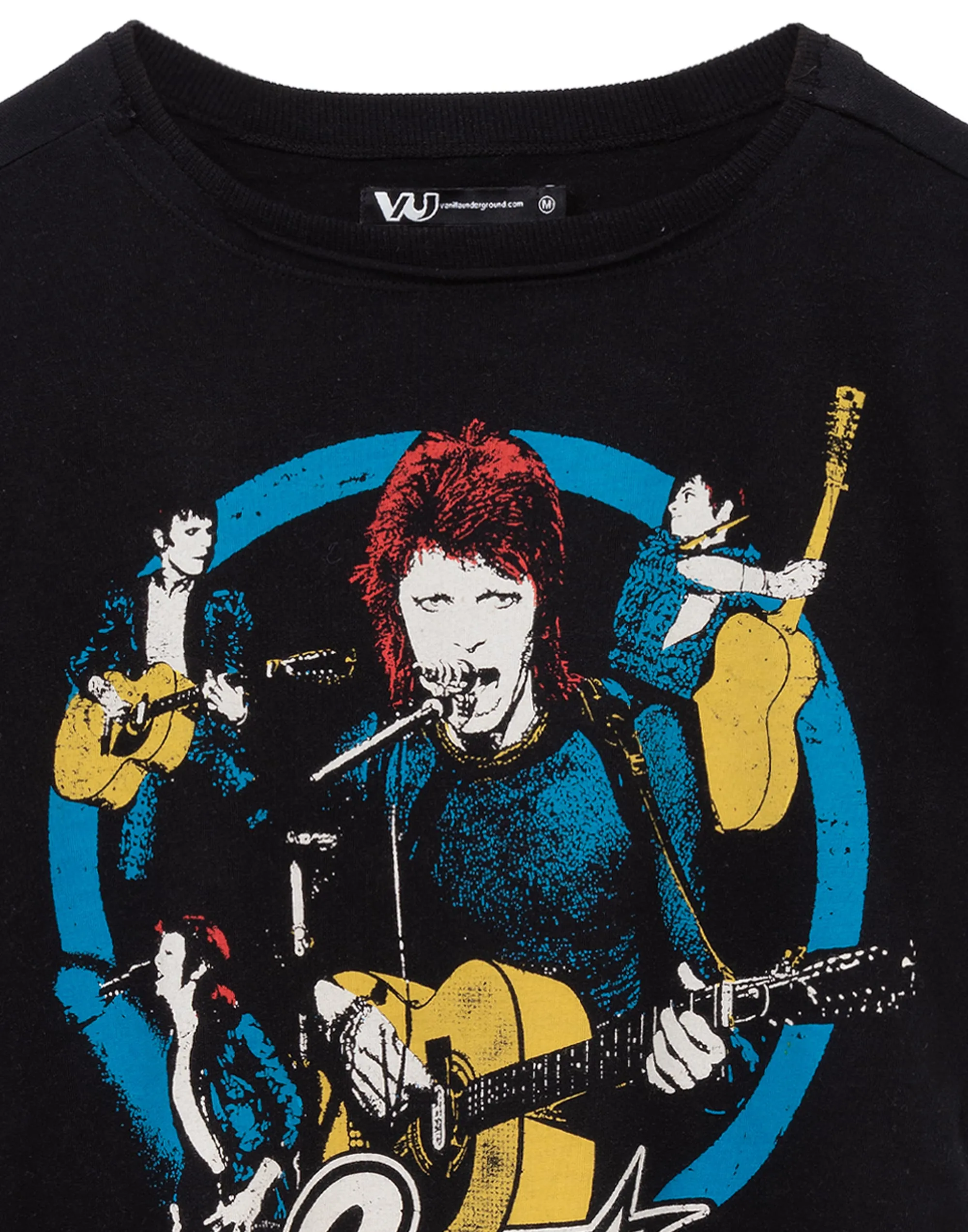 David Bowie Cropped T-Shirt For Women