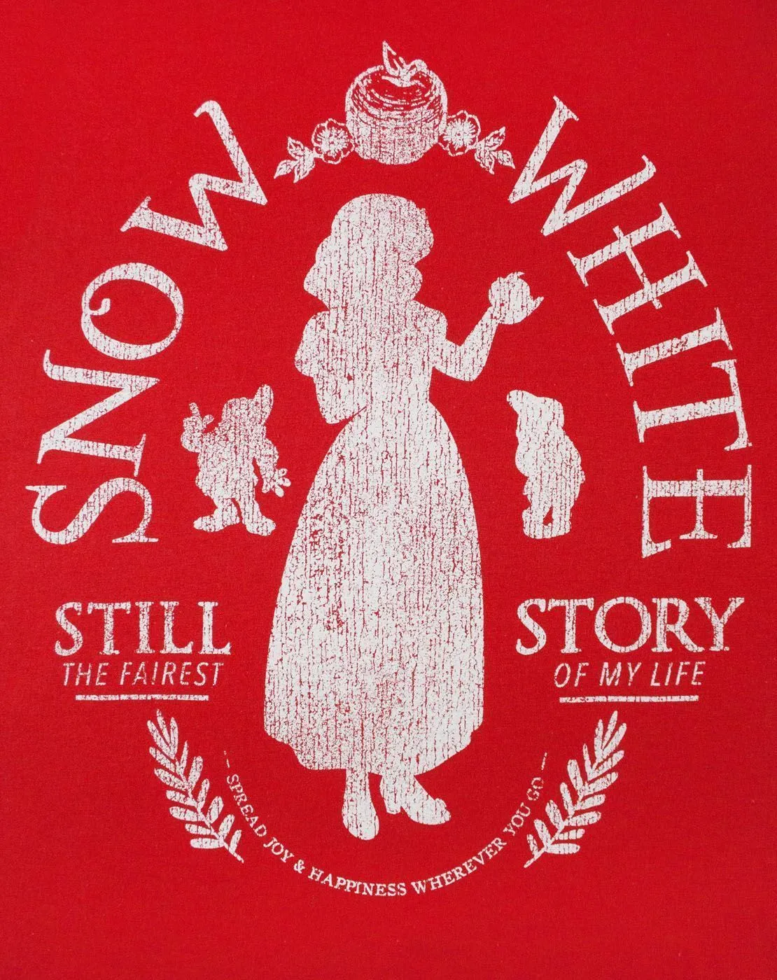 Disney Snow White Distressed Women's T-Shirt