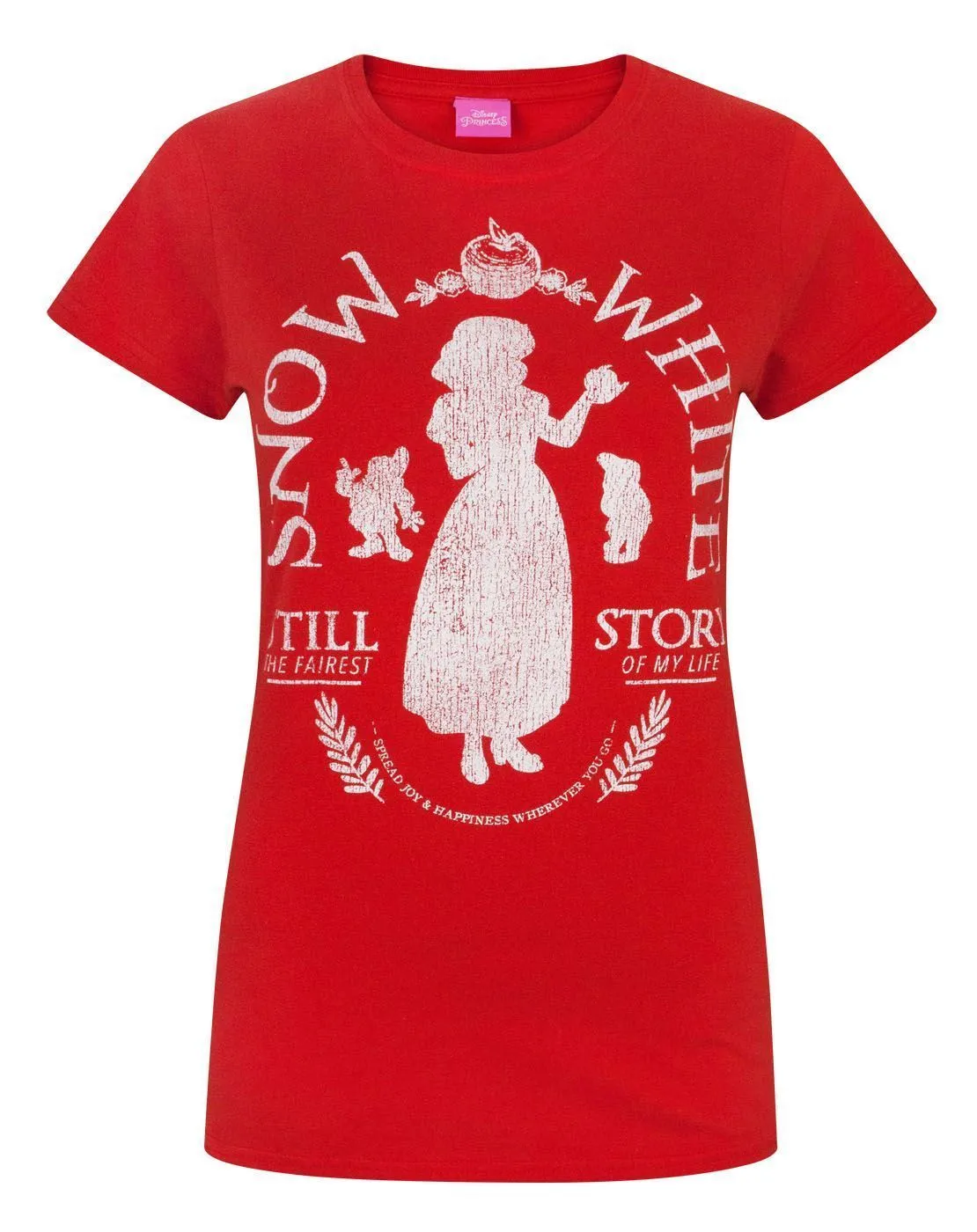 Disney Snow White Distressed Women's T-Shirt