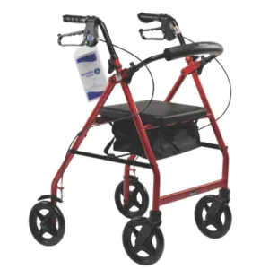 DynaGo Quad 8 - Aluminum Rollator with 7.5" Wheels, Lightweight aluminum frame