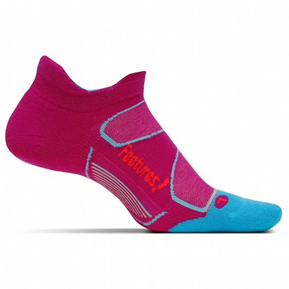 Elite Max Cushion No-Show Tab Run Socks by Feetures!