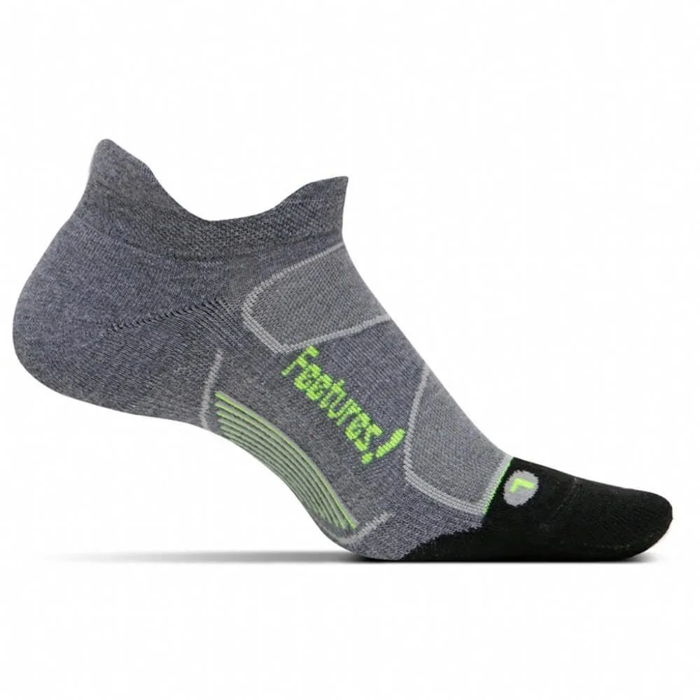 Elite Max Cushion No-Show Tab Run Socks by Feetures!