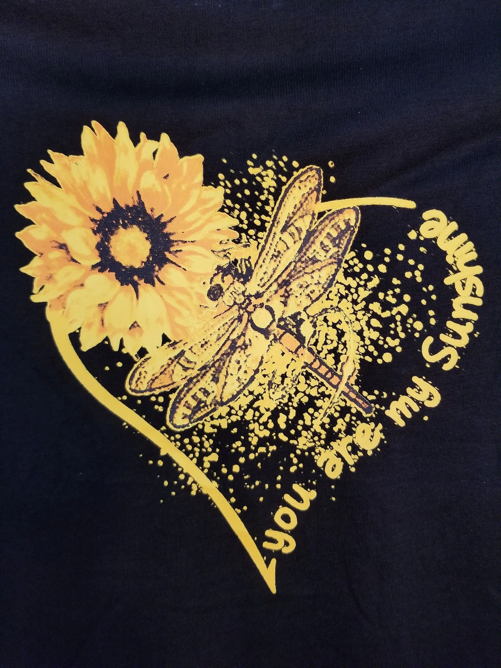 Fancyqube Women's T-Shirt "You Are My Sunshine" Small