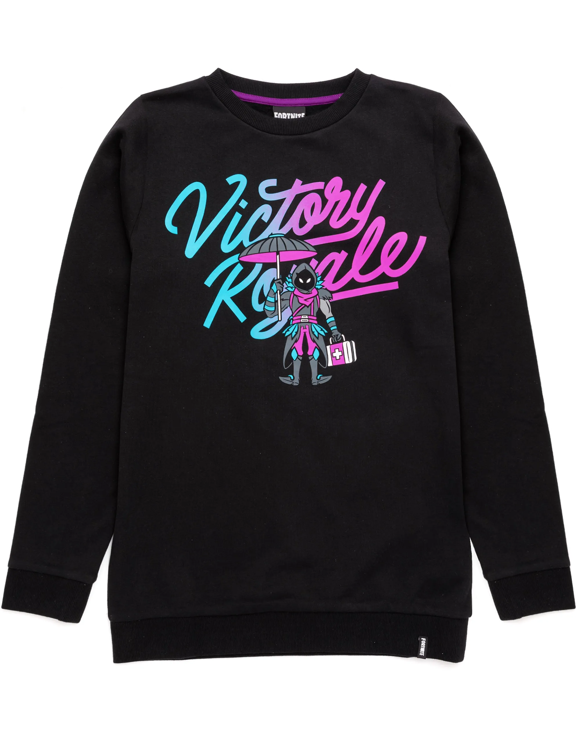 Fortnite Sweatshirt For Kids Victory Royale - Black