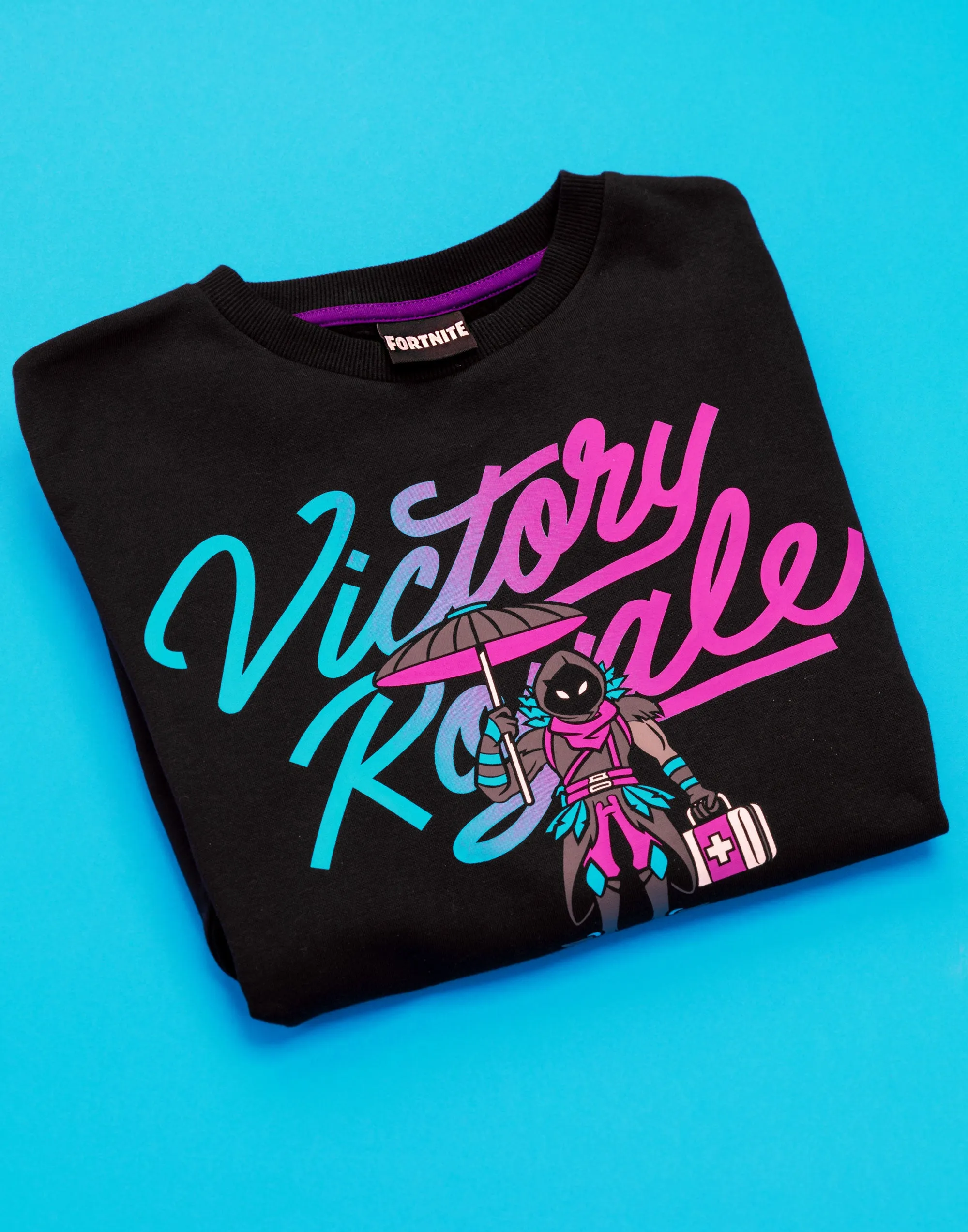 Fortnite Sweatshirt For Kids Victory Royale - Black