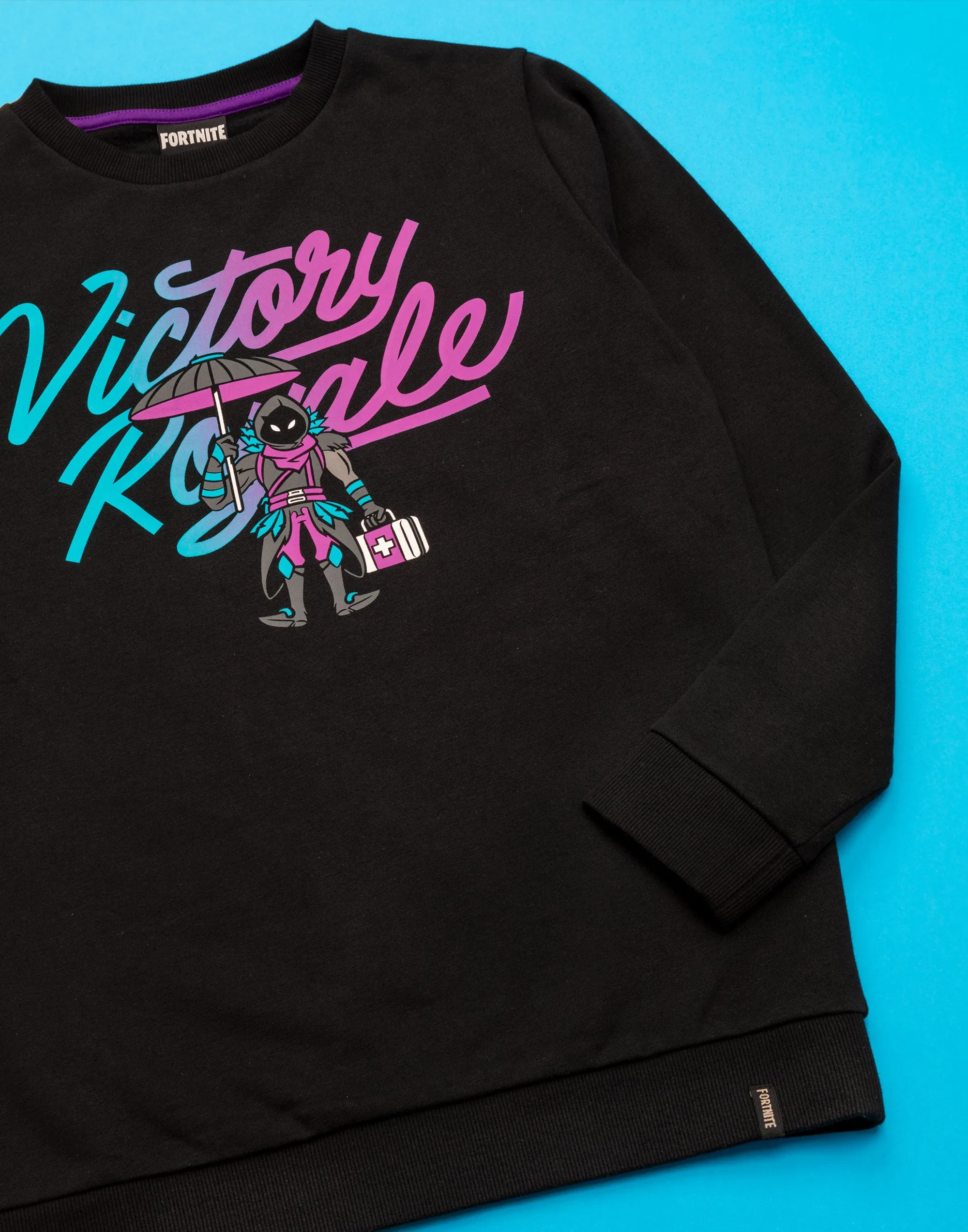 Fortnite Sweatshirt For Kids Victory Royale - Black