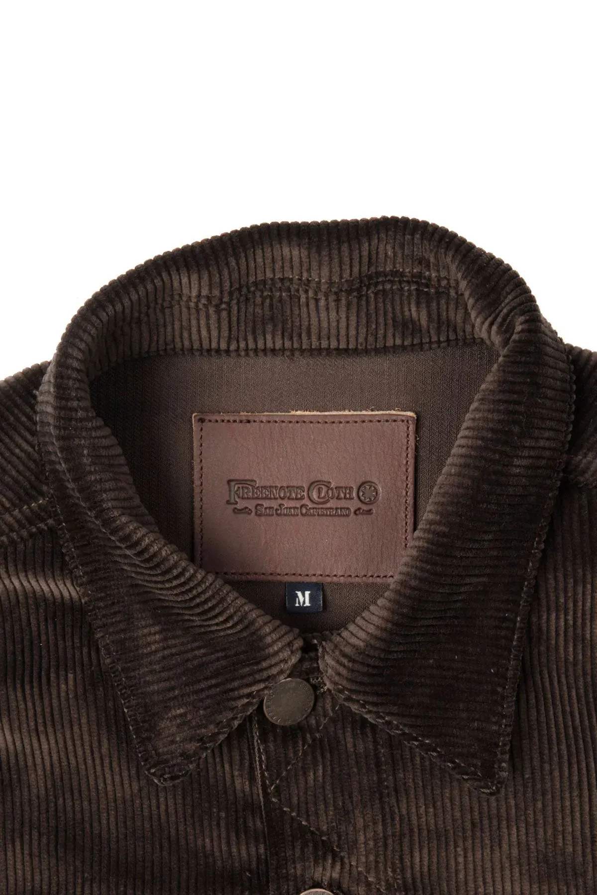 Freenote Cloth - CD-1 Corduroy Classic Trucker Jacket in Espresso