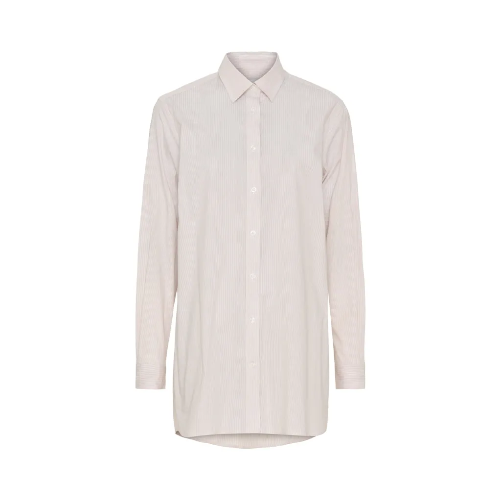 Freya shirt - Mid Sand Stripe