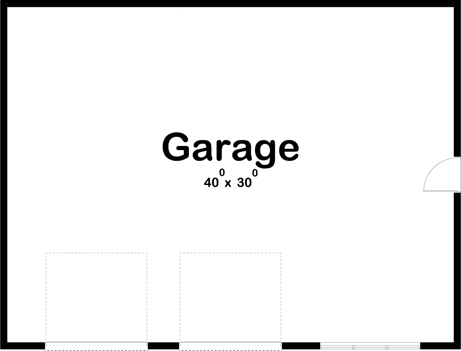 Functional 2-Bay Garage with Workshop Space