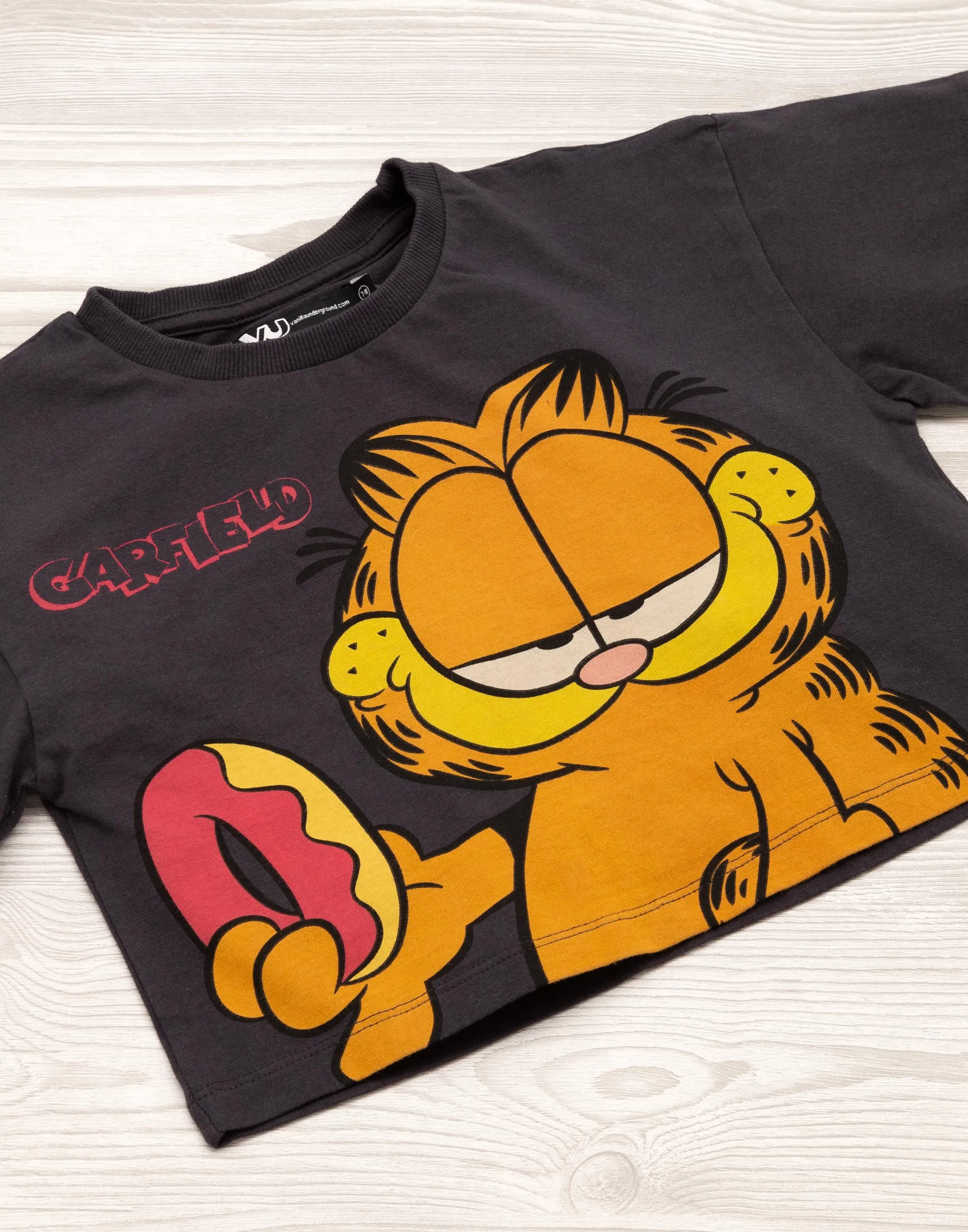 Garfield Girls Kids Crop T-shirt