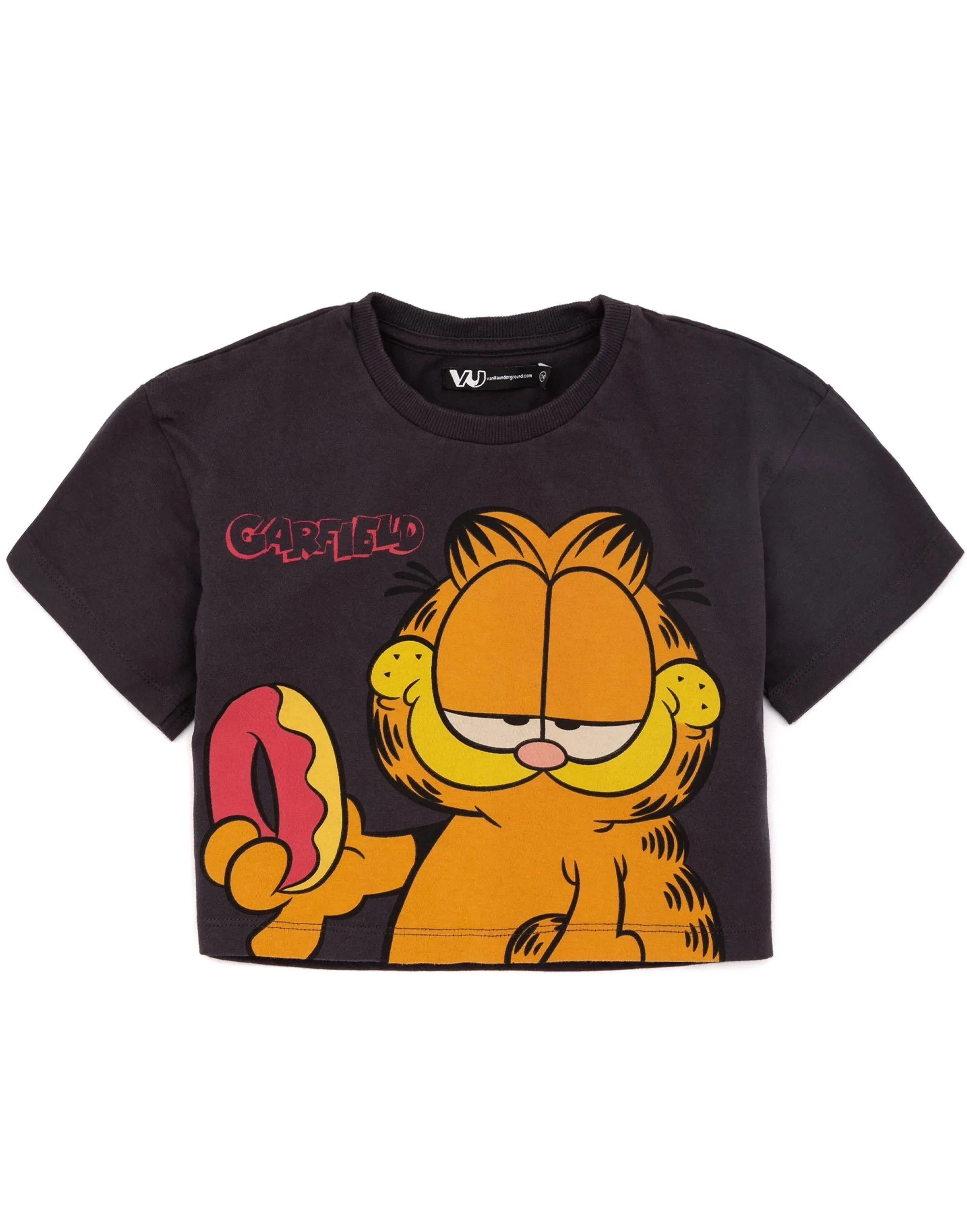 Garfield Girls Kids Crop T-shirt