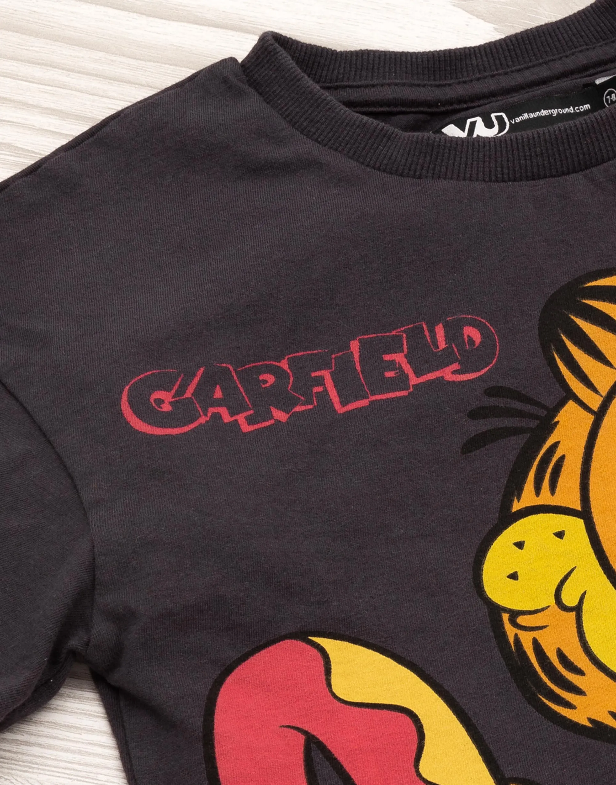 Garfield Girls Kids Crop T-shirt