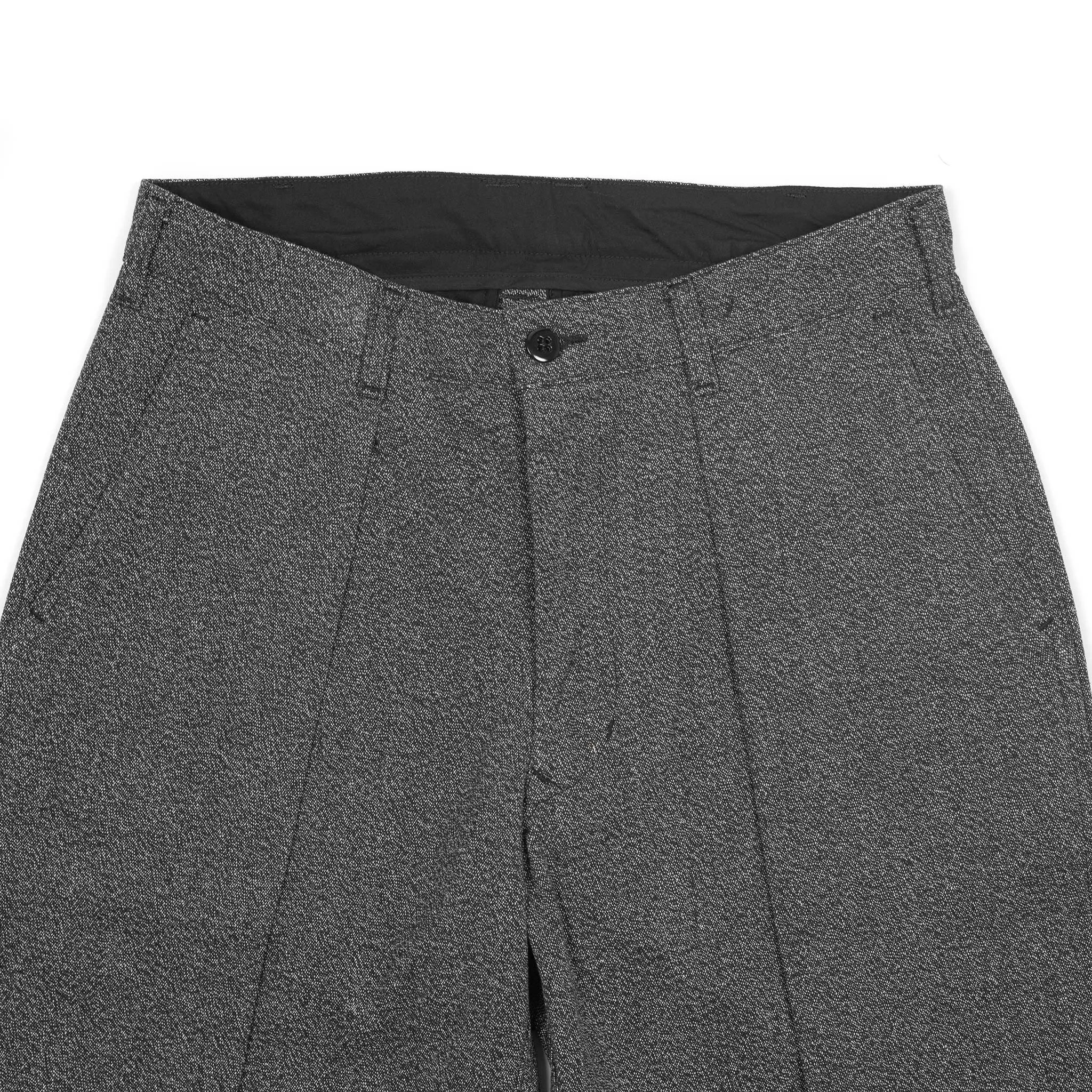 High-rise Riding pants in Salt & Pepper canvas