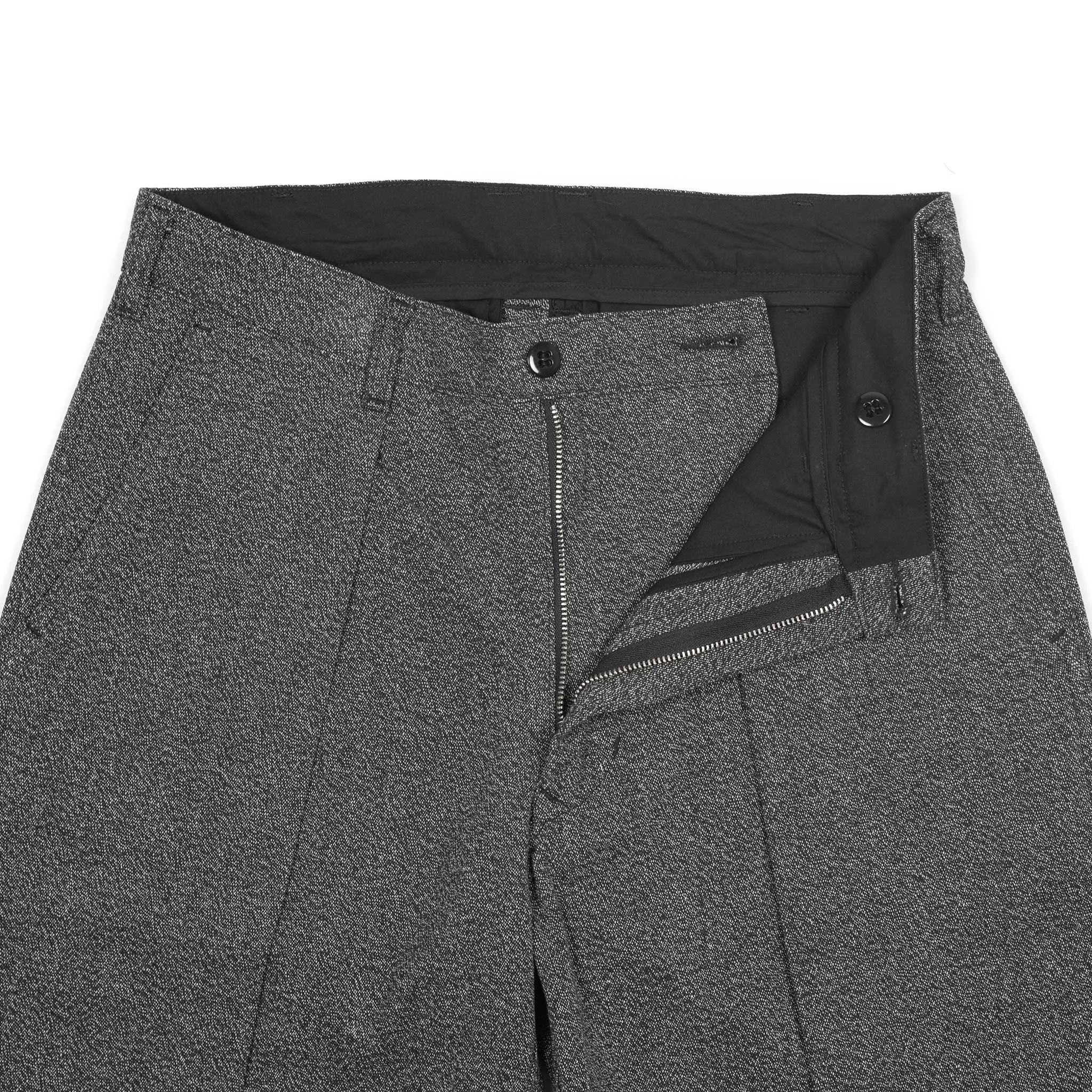 High-rise Riding pants in Salt & Pepper canvas