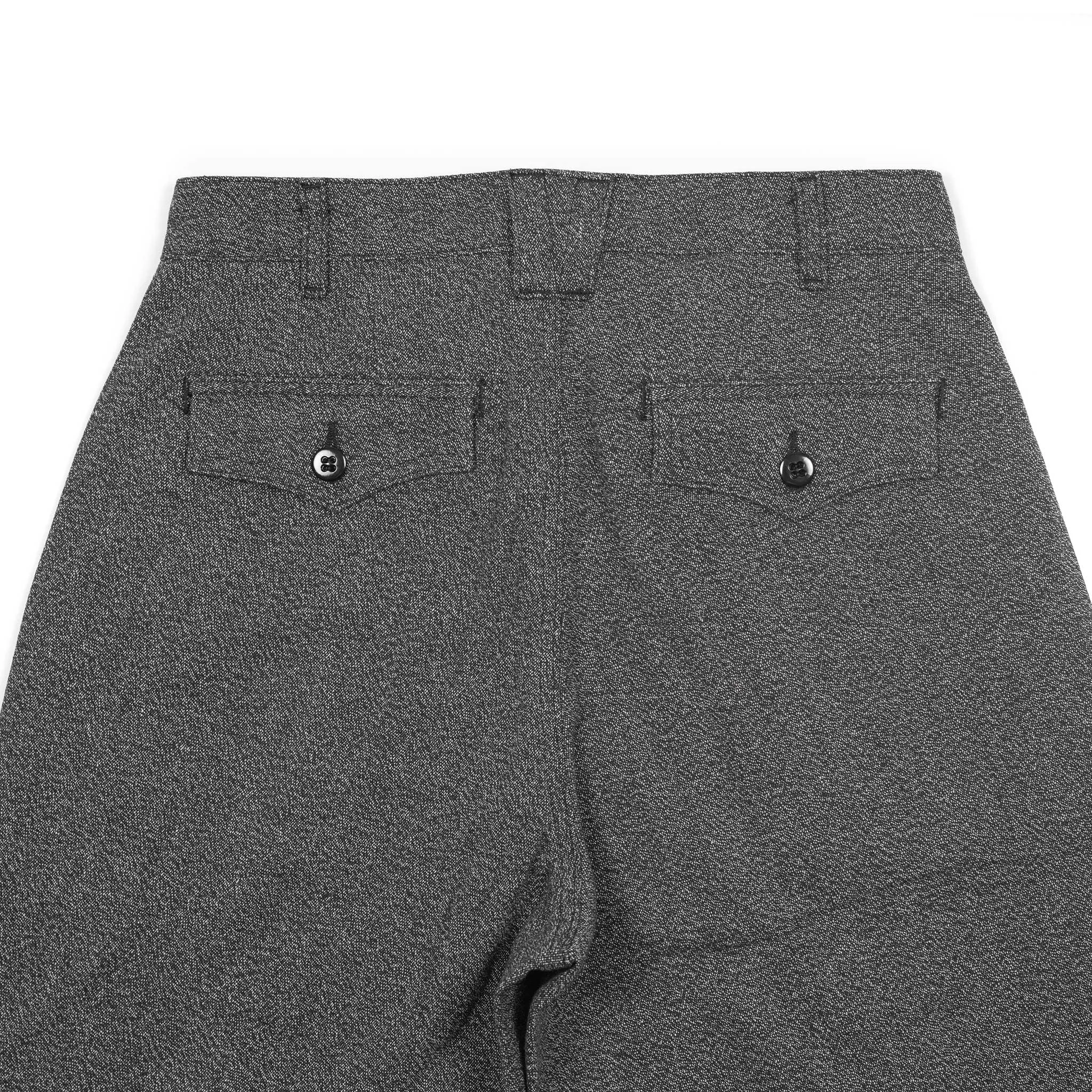 High-rise Riding pants in Salt & Pepper canvas