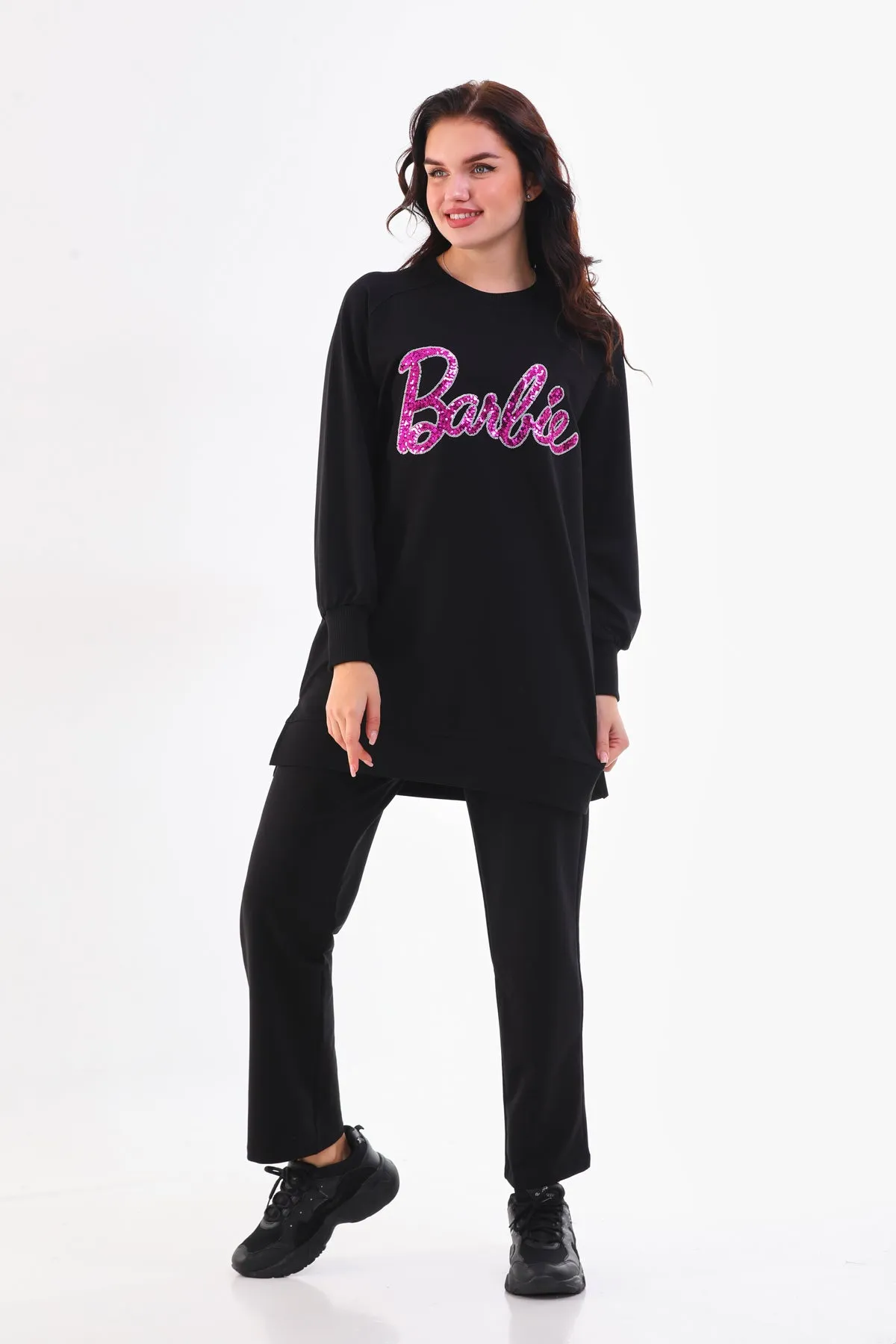 JMN Barbie Tracksuit Black