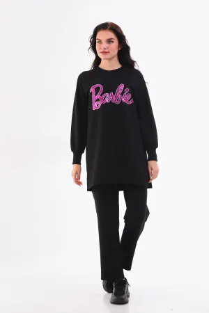 JMN Barbie Tracksuit Black