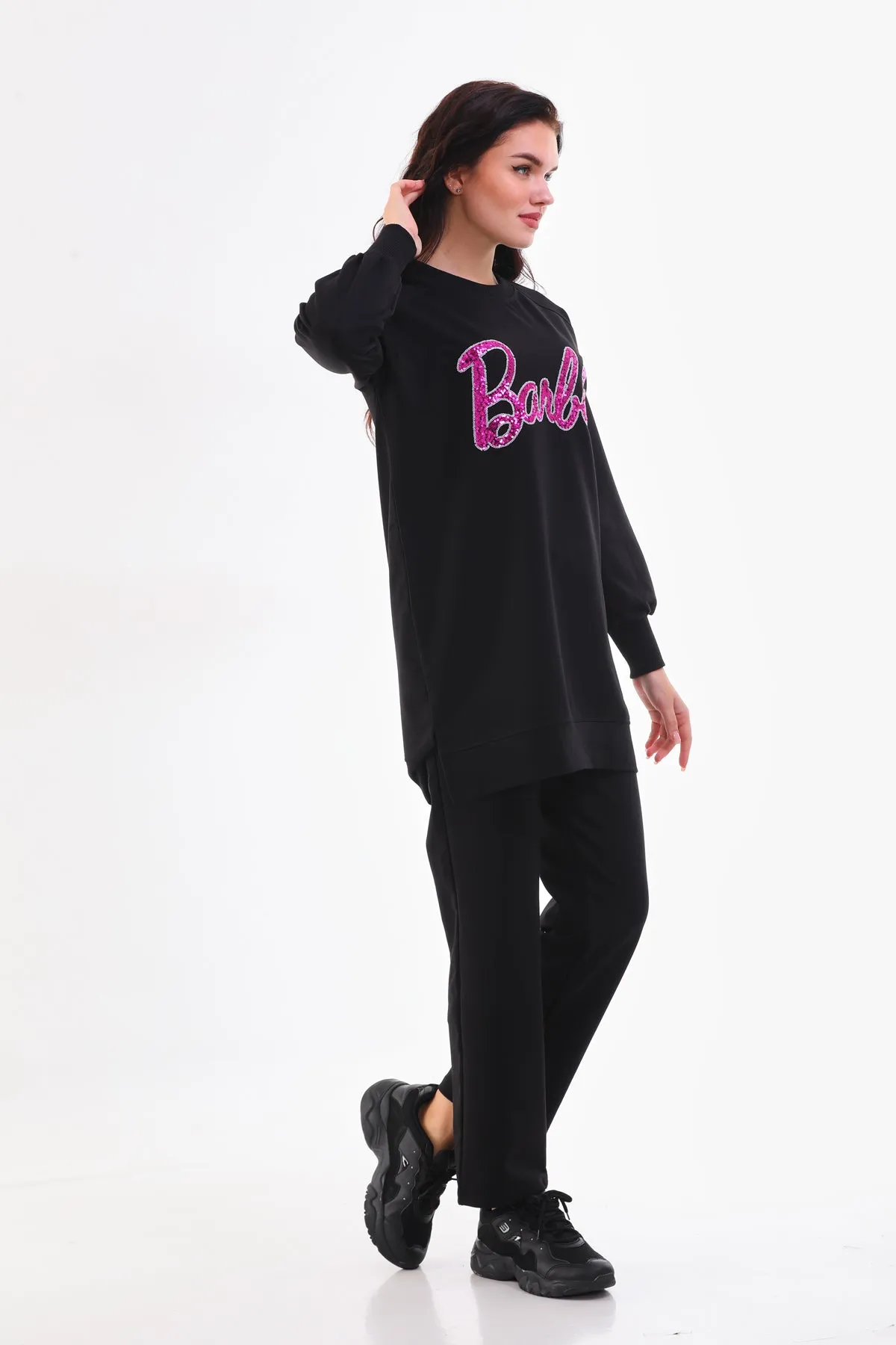 JMN Barbie Tracksuit Black