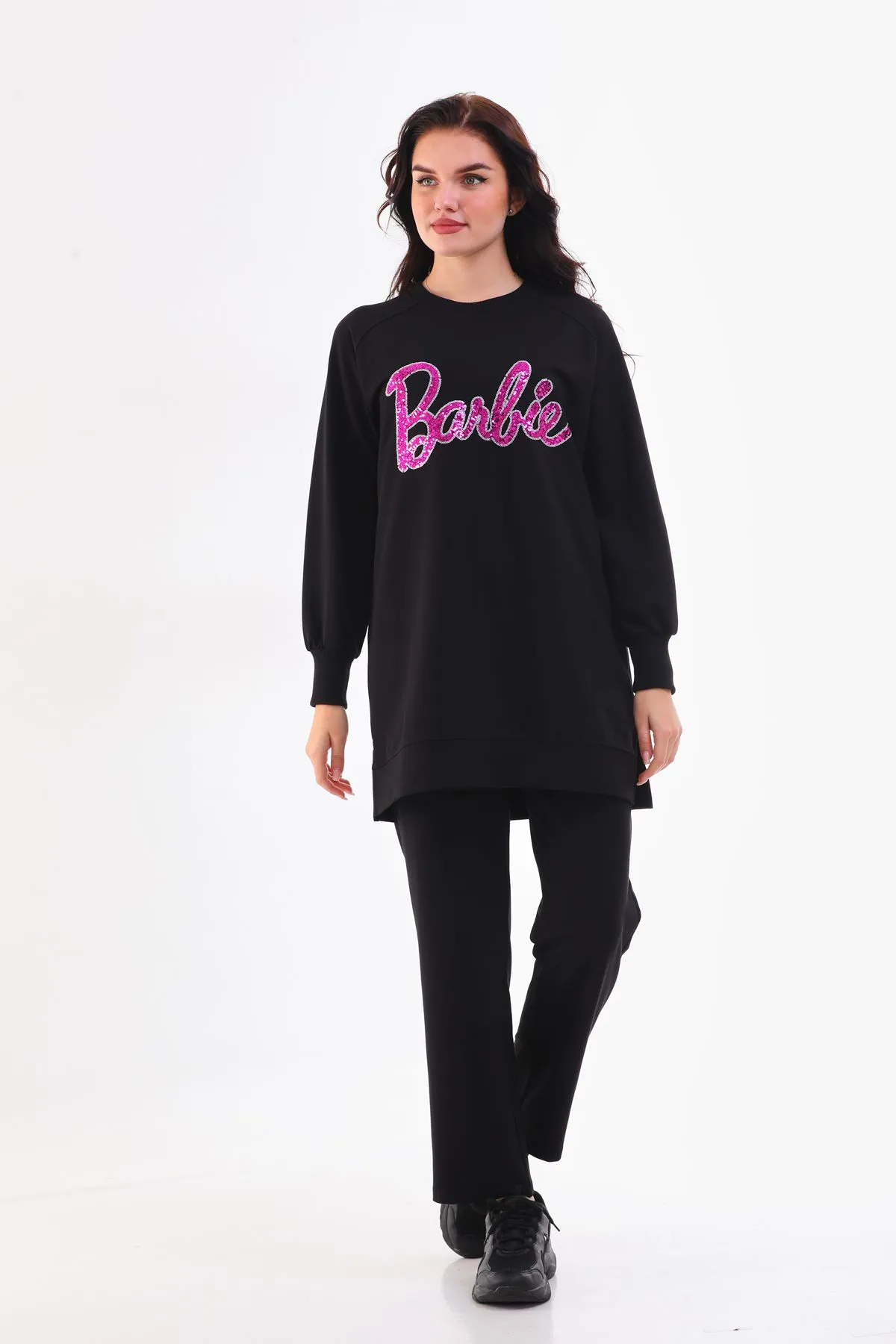 JMN Barbie Tracksuit Black