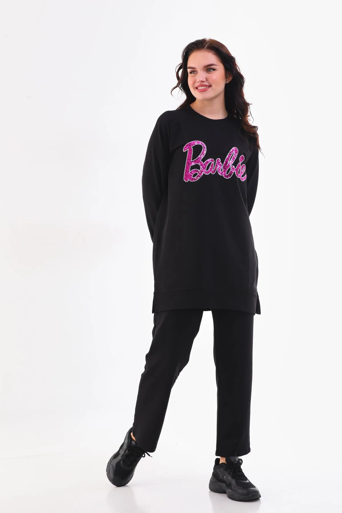 JMN Barbie Tracksuit Black