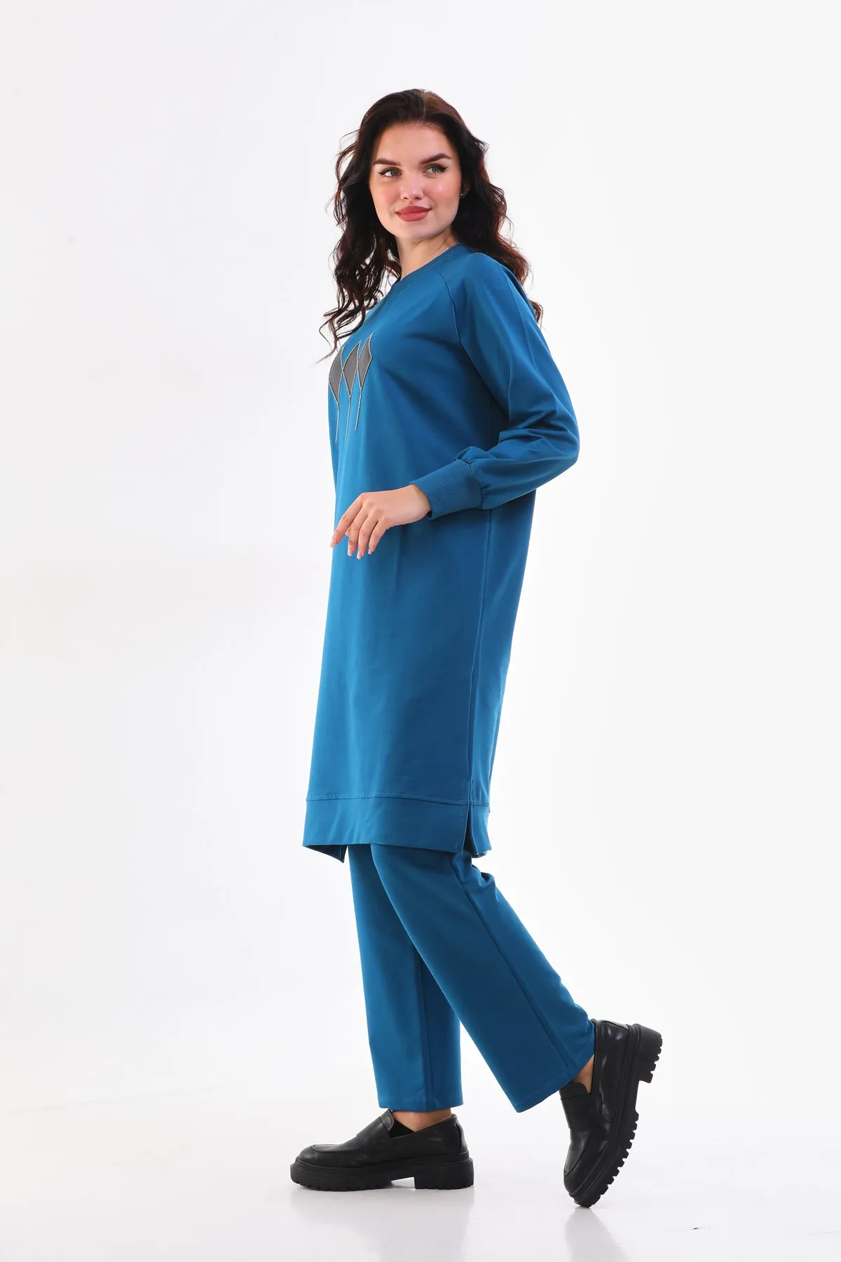 JMN Diamond Tracksuit Blue