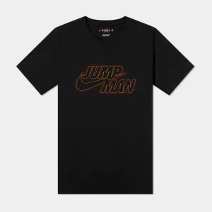 Jumpman HBR Short Sleeve Tee Mens Tshirt (Black)