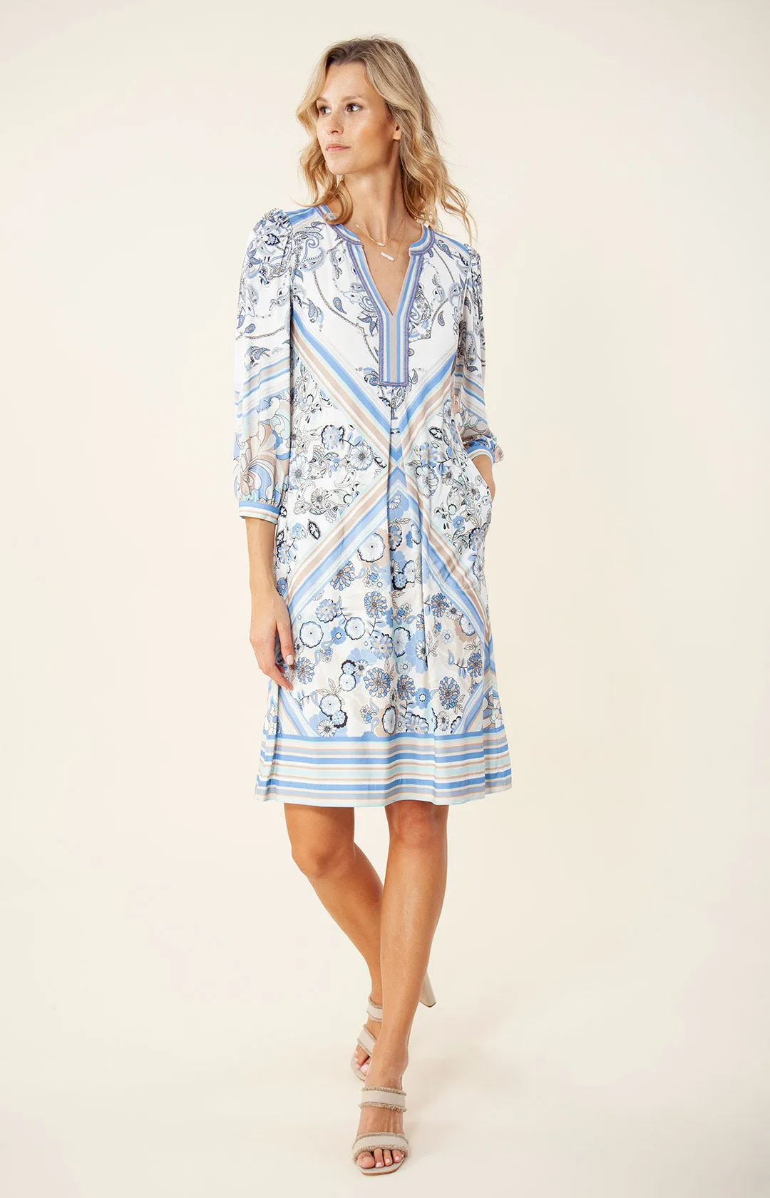 Kalia Jersey Dress Beaded