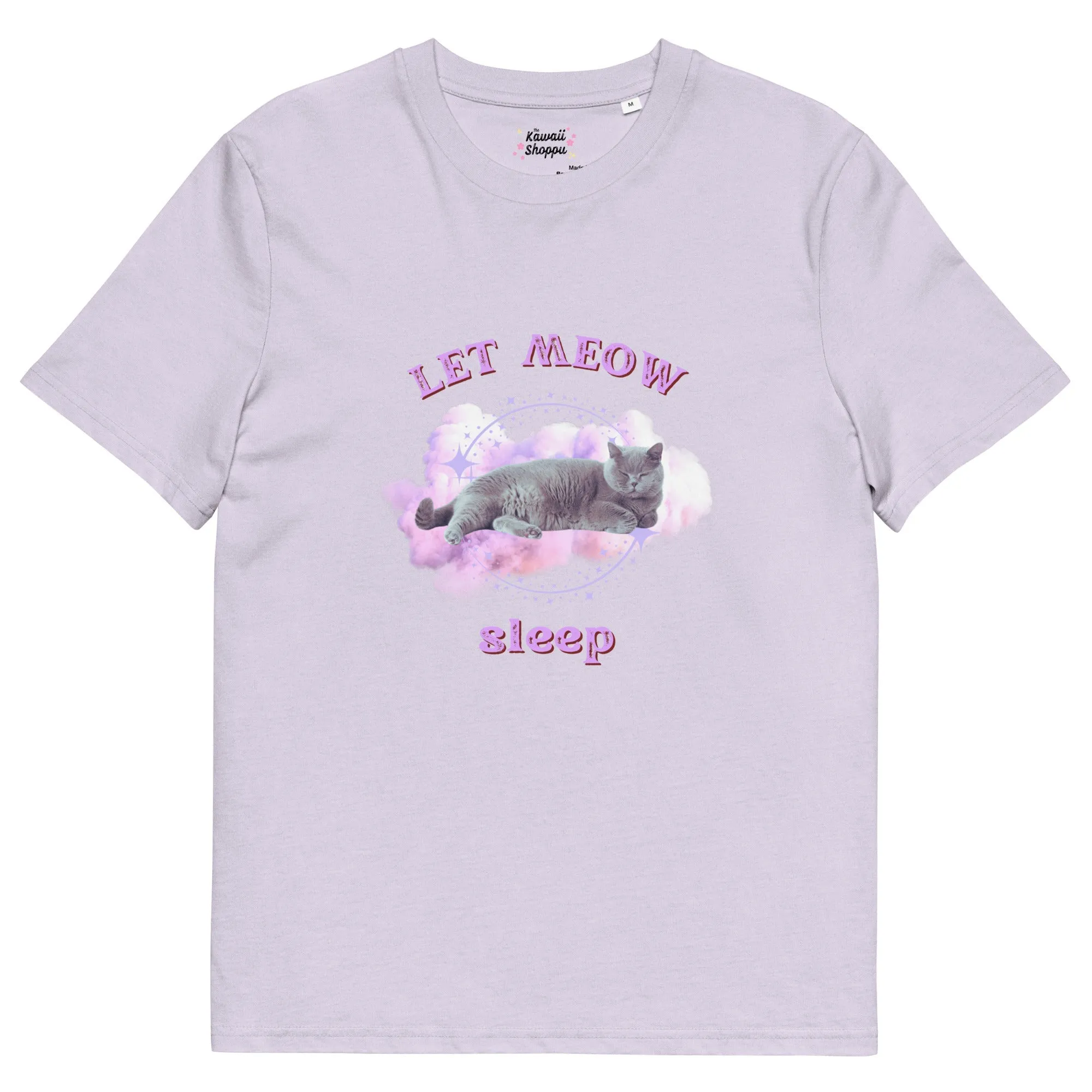 Let meow Sleep - Organic Cotton Kawaii Tee