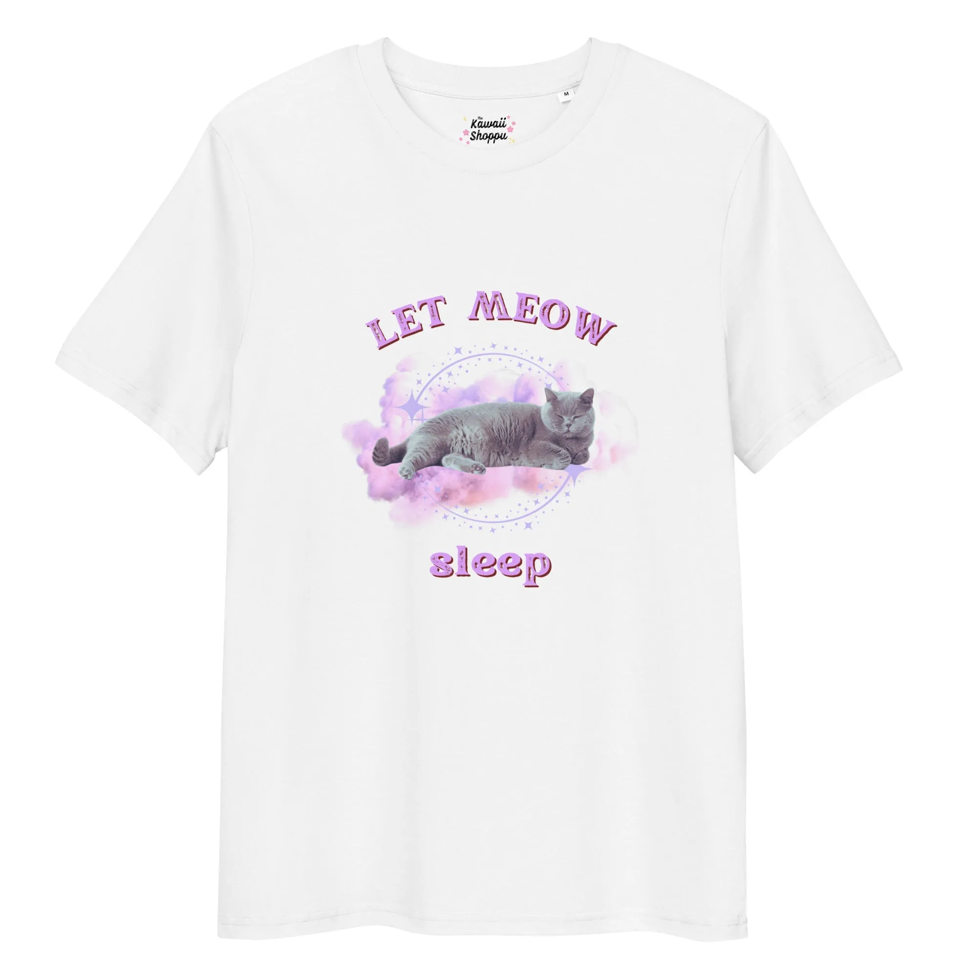 Let meow Sleep - Organic Cotton Kawaii Tee